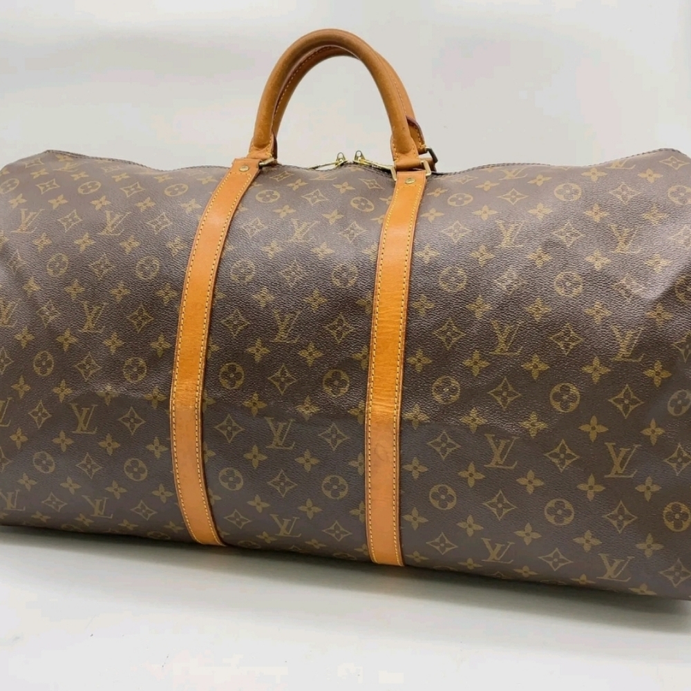 AUTHENTIC VINTAGE LOUIS VUITTON KEEPALL 60 DUFFEL TRAVEL BAG...can be customized